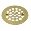 Westbrass D3193-03 Plastic Oddities Style 4-1/4-Inch OD Brass Shower Strainer