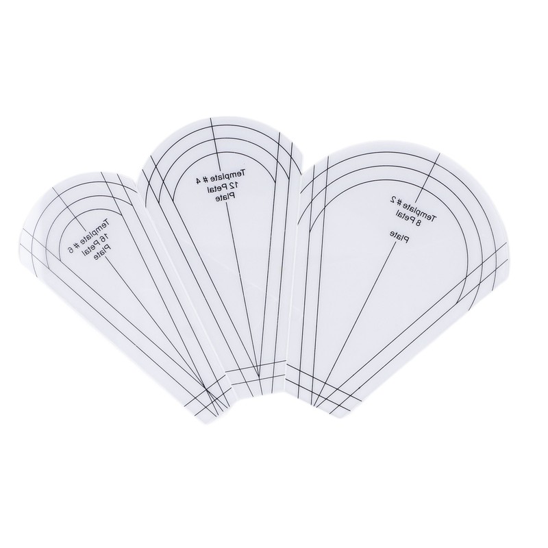 Quilting Rulers Shaped Patch Work Template Tool Ruler DIY Transparent