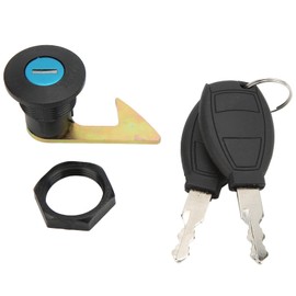 Accesorio para Motocicleta Bloqueo Trasero Cerradura Accesorio para Motocicleta Accesorio para Scooter Bloqueo Trasero Aluminio Plástico Universal para Motocicletas Eléctricas Maletero de (un gancho largo)