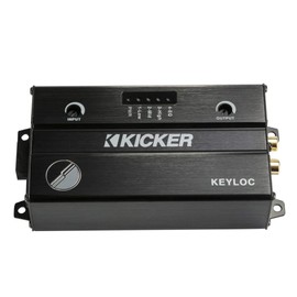 Kicker 47KEYLOC Key Series Smart Powered Line-Out Converter & 46QI24 4 Meter 2-Channel Signal Cable
