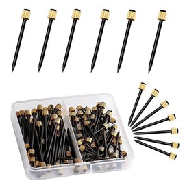 Wall nails for pictures,50 pcsNails for wall Picture nails for walls Picture pins Nails for hanging pictures Picture hanging nails,with Plastic Storage Box for Hanging.