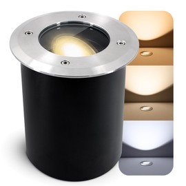 Juavi Pivoting Recessed Floor Spotlight with LED GU10