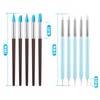 Clatoon 10Pcs Silicone Clay Sculpting Tool, Modeling Dotting Tool &