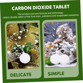 ORFOFE Water Safe Co2 for Aquarium Fast-Dissolving Odorless Non-Toxic for Aquarium Fish Tank