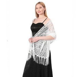 FAIRYGATE Scarf for Women UK Women's Scarves & Wraps Ladies Scarf Lace Scarf Shawls and Wraps Scarfs for Women Wedding A0621