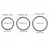 sourcing map Nitrile Rubber O-Rings 14mm 15mm 17mm OD 12mm