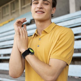 YASPARK Braided Straps for Galaxy Watch 7/6/5/4/FE 40 mm 44 mm/5 Pro/Watch 4 6 Classic 47 mm 43 mm 46 mm 42 mm/3 41 mm/Active 2, 20 mm Fabric Elastic Sport Nylon Replacement Strap for Vivoactive 5/3