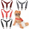 TESSVEYA Pack of 4 Dog Nappy Suspenders, Dog Nappies Suspenders