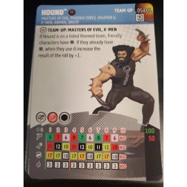 WizKids heroclix avengers 60th anniversary Hound 054.01 Team Up Card