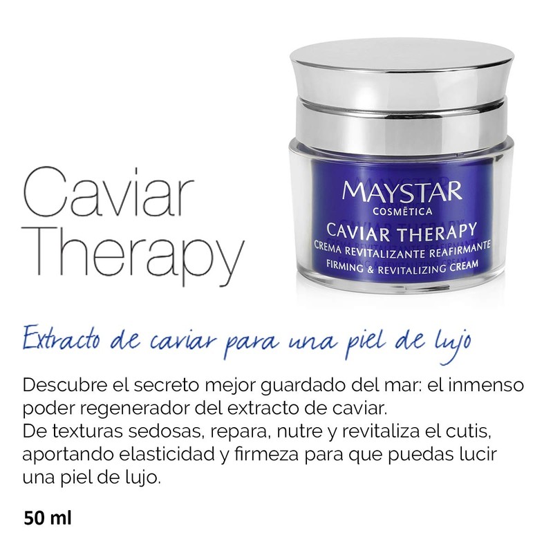 Maystar Skincare Revitalisierende Gesichtscreme mit Kaviar-Extrakt | Caviar Therapy |