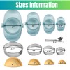 MUMSUNG Empanada Maker Press, 4Size (6"+4"+3"+2.6") Professional Dumpling Maker Mold