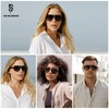 SOJOS Retro Aviator Sunglasses For Men Women Oversized Polarized Trendy