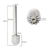 1 x toilet brush + 5 x replacement brush heads,
