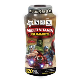 Multi-Vitaminas y Minerales Gummies | Sin Azúcar | Veganas | Ingredientes 100% Naturales | Gluten Free | 120 Gomitas
