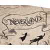 Northwest Disney's Peter Pan Neverland Map Compass Tapestry for Bedroom