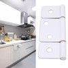 ECSiNG Pack of 2 3 1/2 inch flag hinge with
