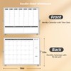 KODAPAGE Planning Boards,White Board Dry Erase Calendar with Stand,Double-Sided Weekly