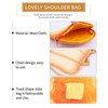 VALICLUD Stylish Women Crossbody Chain Bag Unique Butter Toast Shape