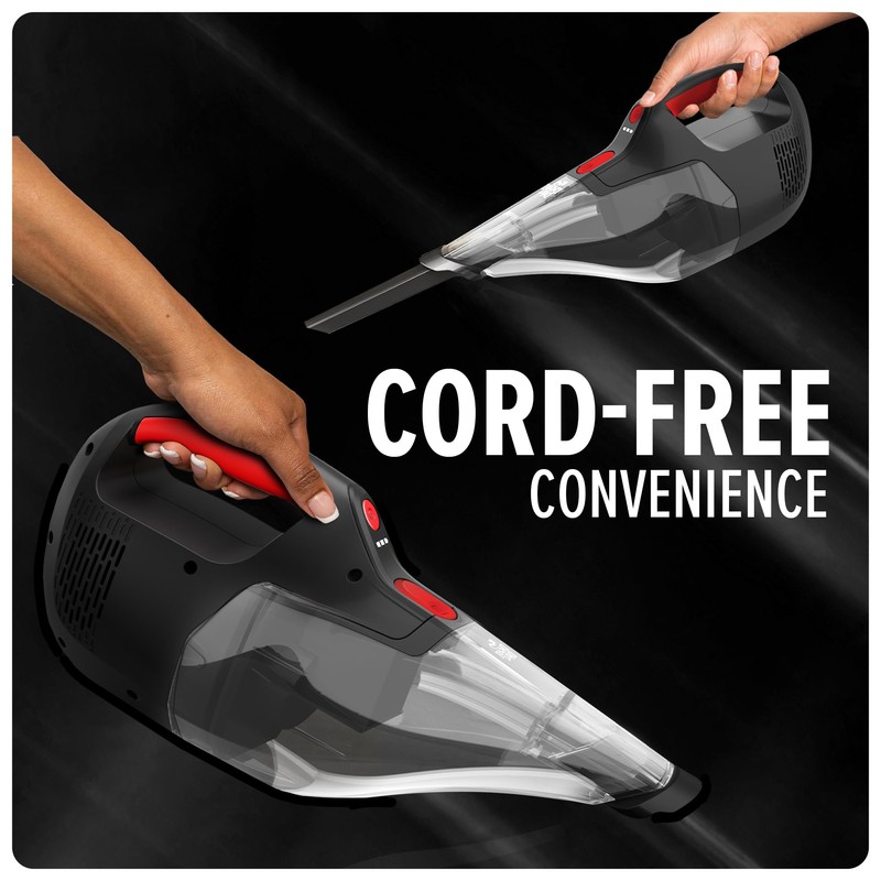 Dirt Devil 16V Cordless Handheld Vacuum Cleaner, Powerful Suction, Lightweight,