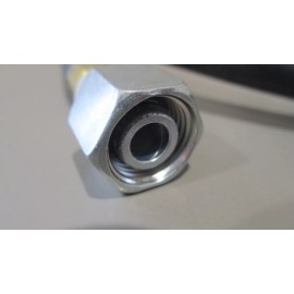 Thermold, EPDM Air Hose Brass 1/4 NPTF Male X STL M16 Fem, Blk, 200 PSI, 3 ft. L