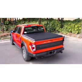 AUTOSAVER88 5.8 ft Bed Soft Tri-Fold Tonneau Cover for 19-25 Chevy Silverado GMC Sierra 1500