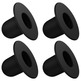 Amaxiu 4pcs Swimming Pool Pump Strainer Hole Plug Replacement Ground Summer Swimming Filter Plugs Wall Stopper Universal Escape Swimming Pool Parts(Black)