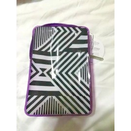 PAUL MITCHELL UNIVERSAL VINYL- COSMETIC MAKEUP BAG PLATIC TRAVEL BAG WITH ZIPPER