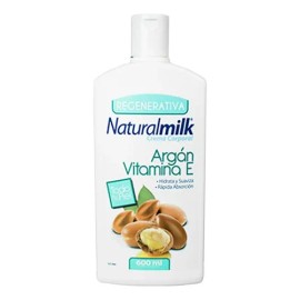 Crema Corporal Naturalmilk Argan Y Vitamina E 600ml