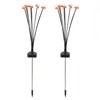 2Set Solar Bee Garden Lights IP65 Waterproof 8 LED Decorative