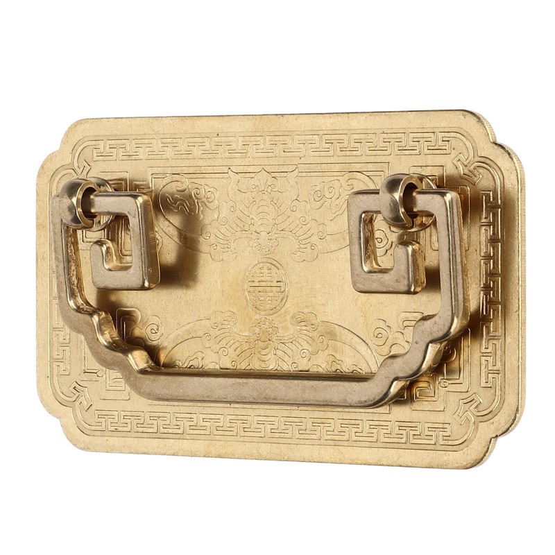 Antique Drawer Handle Tetragonal Bat Handle Antique Chinese Retro Style