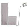 Marching Clamp-On Silver Music Sheet Clip Sheet Replacement for Bass