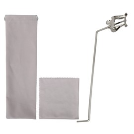 Marching Clamp-On Silver Music Sheet Clip Sheet Replacement for Bass Baritone Lyre 4x4mm