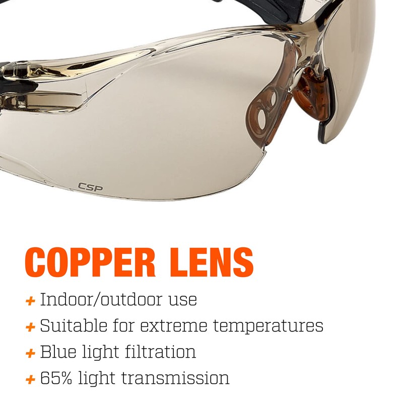 Bolle RUSH+ SMALL BSSI CSP safety glasses