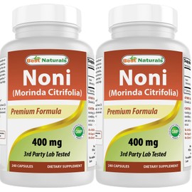 Best Naturals Noni 400 mg 240 Capsules (240 Count (Pack of 2))