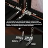 Bonaking Knife Display Case Two-Tier Pocket Knife Case Box Storage