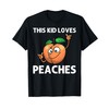 Funny Peach For Kids Boys Dancing Peach Fruit Lover Peaches