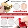 CIEMGNZOC 6PCS No Drill Curtain Rod Brackets, Self-Adhesive Curtain Rods