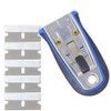 SBS® Professional scraper including 5 replacement blades, for paint, glass,