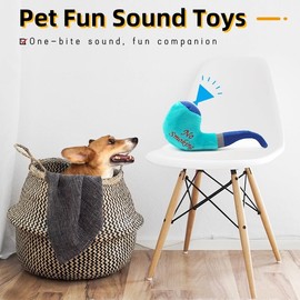 PetPhindU Perro Juguetes Ruidosos Felpa Toy Dog Chew Perro Dientes Molares Juguete Interactivo Patrón De Limpieza Suave Perro De Peluche De Juguete...