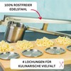Westmark potato / spaetzle press, with 4 interchangeable perforated discs,