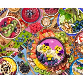 Springbok 1000 Piece Jigsaw Puzzle Smoothie Bowls - Made in USA