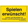 Corvus A 600 036 Schild spieln erwünscht