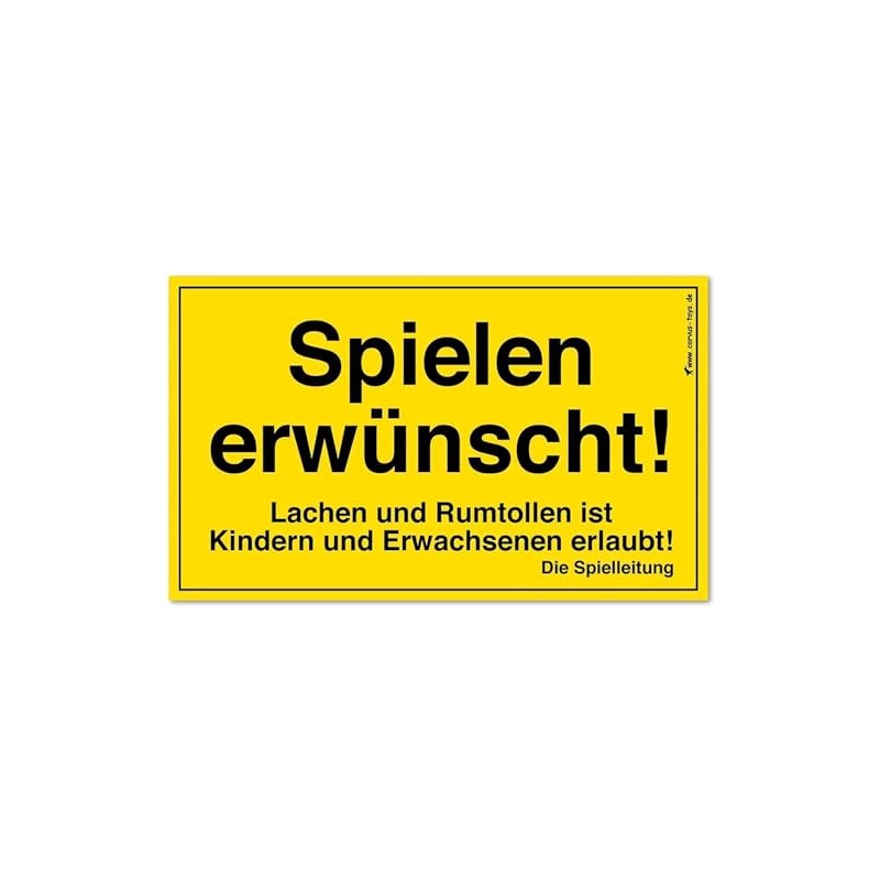 Corvus A 600 036 Schild spieln erwünscht