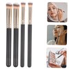 BIUDECO Supple Portable Makeup Brush Set 4pcs Brush Kit for