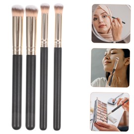 BIUDECO Supple Portable Makeup Brush Set 4pcs Brush Kit for Eye Face Concealer
