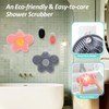 GEENOA Upgrade Silicone Shower Foot Scrubber Mat & Silicone Bath
