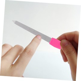 Ipetboom 10pcs Portable Nail Files for Natural Nails Double Sided Metal Fingernail Files Durable and Reusable for Home and Professional Use