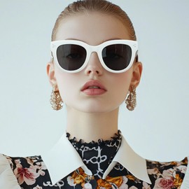 ZENOTTIC Trendy Polarized Sunglasses for Women: Trendy Sun Glasses for Ladies - Retro Classic Shades UV400 Protection