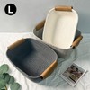 Round rope weave storage basket L size ELT-013-L Oatmeal/L 3ea