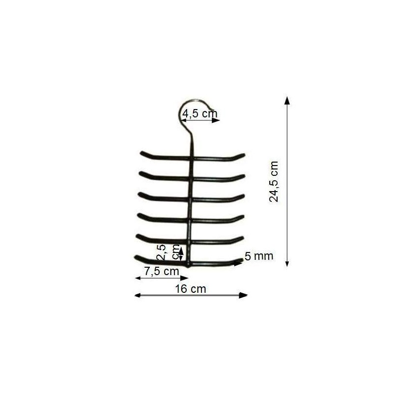 Set of 2 Tie Racks